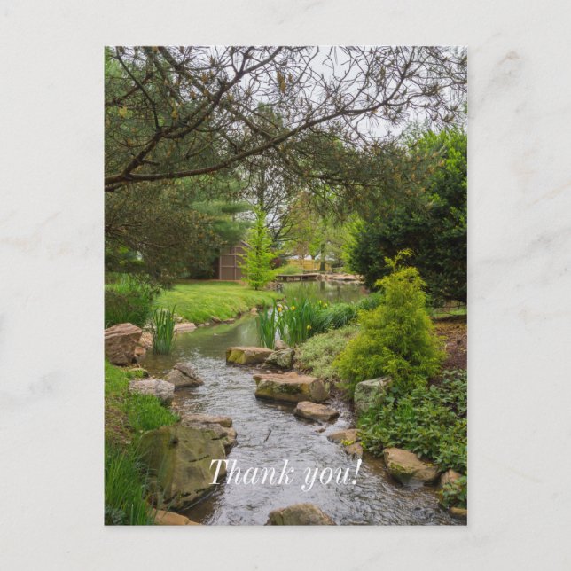 Vårflodens skönhet vykort (Framsida)