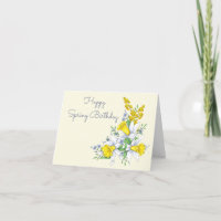 Vårfödelsedag med jonquils