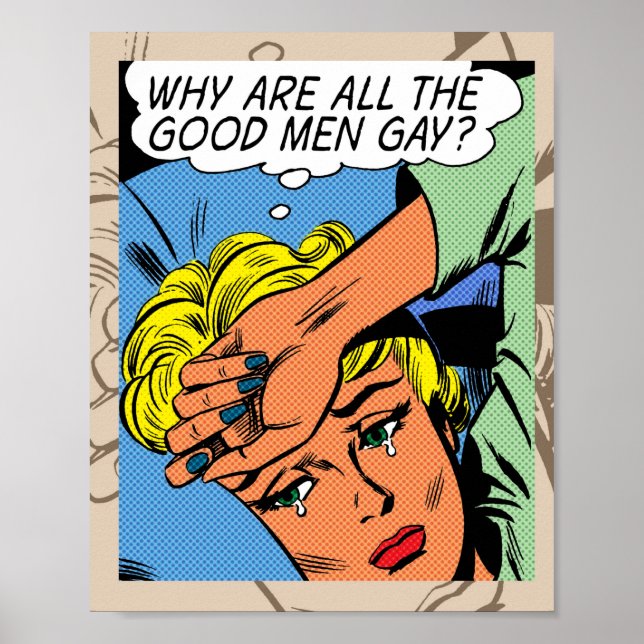 "Varför är Bra Manar Gay?" Poster (Framsidan)