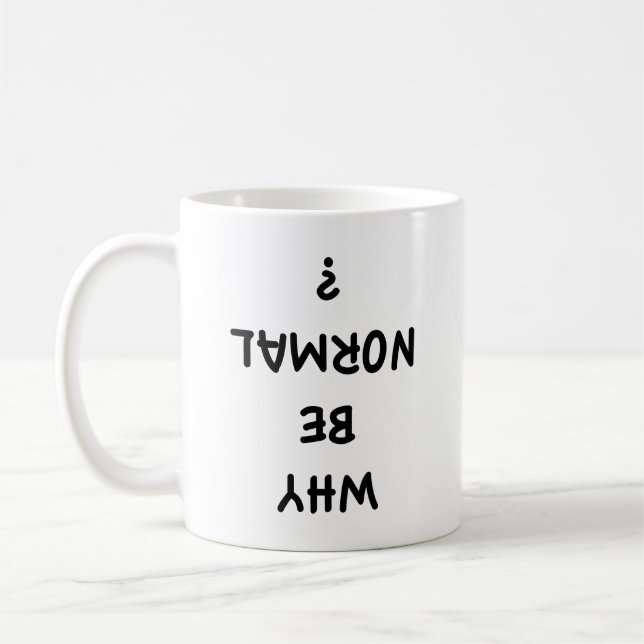 Varför är det normalt? Kaffe Mugg (Vänster)