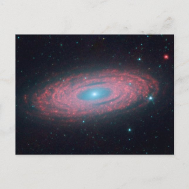 Varför är galaxer så mjuka vykort (Framsida)
