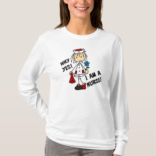 Varför är jag sjuksköterska? tee (Framsida)