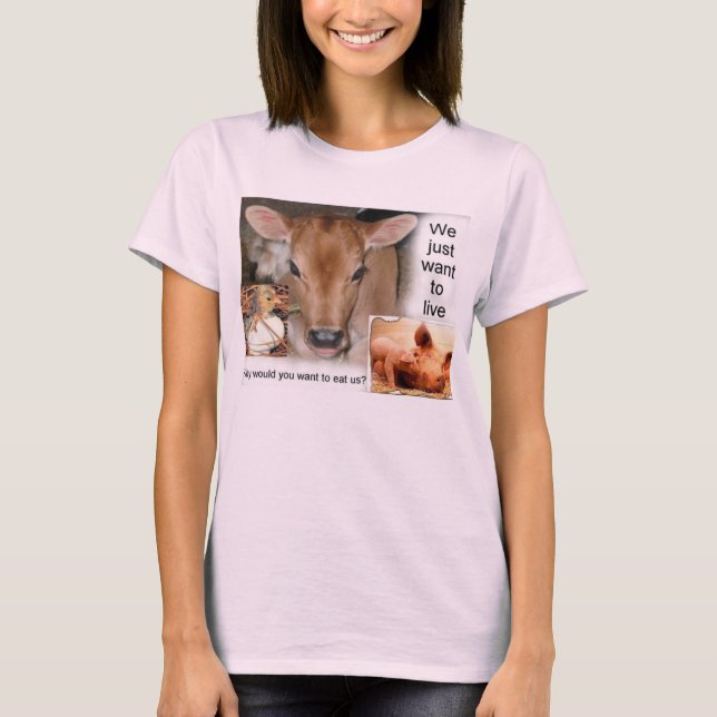 Varför äta oss? t shirt (Framsida)