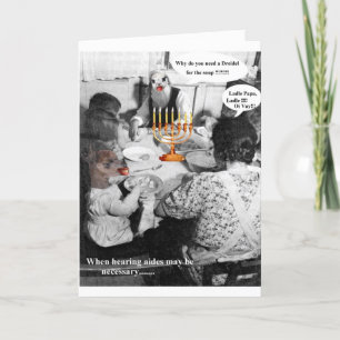 Varför behöver du en dreidel för soppan? helgkort