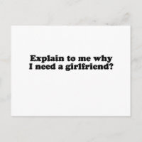 VARFÖR BEHÖVER JAG EN GIRLFRIEND?