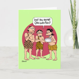 Varför Cake? Funny Birthday Kort