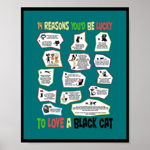 Varför det är Lucky mot Kärlek en svart katt? Poster