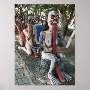 Varför det lånande TUNGA? ... 3 Scary Thai Ghouls Poster