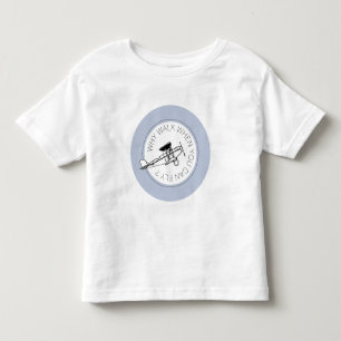 Varför gå när du kan flyga? Flygplan Shirt T Shirt
