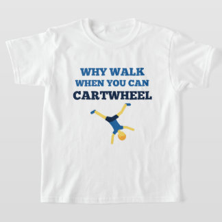 varför gå när du kan rita blått t shirt