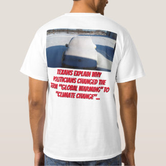 Varför "global uppvärmning" blev "Klimatförändring T Shirt