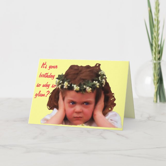 Varför Glum? Kort (Framsida)