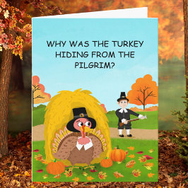 Varför Gömt Turkiet? Han läste Menu! Funny Kort