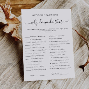 Varför gör vi det - spel om Möhippan Bröllop? Inbjudningar