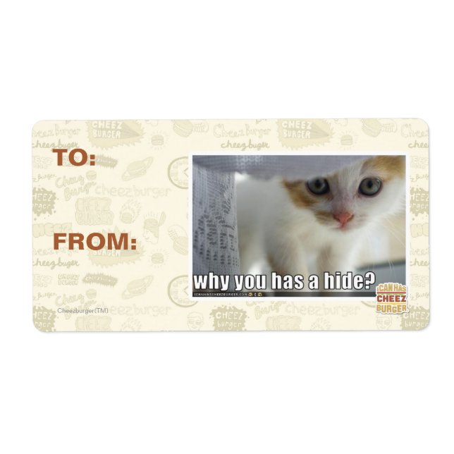 Varför har du en göm? fraktsedel (Framsidan)