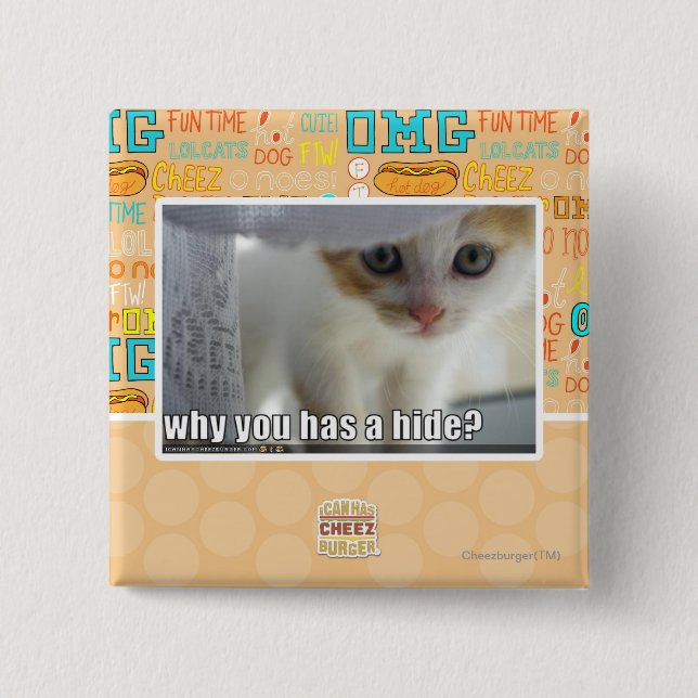 Varför har du ett skinn? knapp (Framsida)