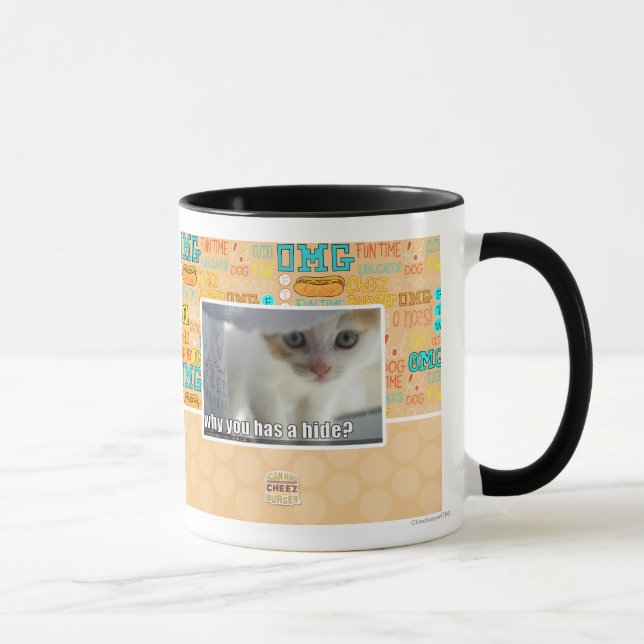 Varför har du ett skinn? mugg (Höger)