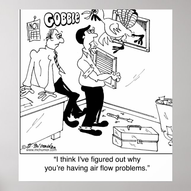 Varför har du problem med flödet i luft? poster (Framsidan)