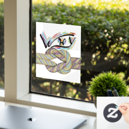 "Varför inte" är obegränsat antal fönsterdekaler/k