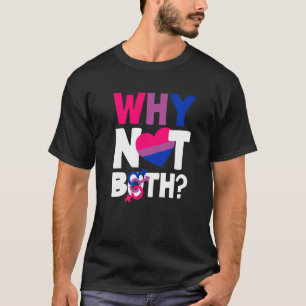 Varför inte både Bi Pride Flagga Bisexual Premium T Shirt