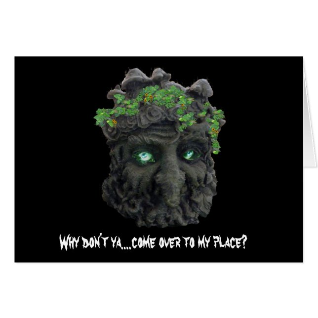 Varför inte...kom till min ställe? Kort (Framsidan Horizontal)