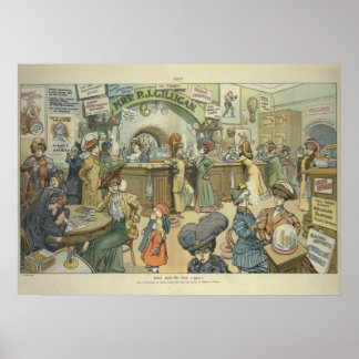 "Varför inte överskrida gränsen?" (1909) Poster