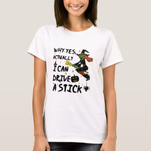 Varför Ja Faktiskt Kan Jag Köra En Manuell Rolig H T Shirt