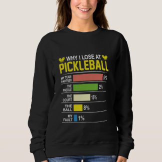 Varför jag förlorade på Pickleball Funny Pickle Bo T Shirt