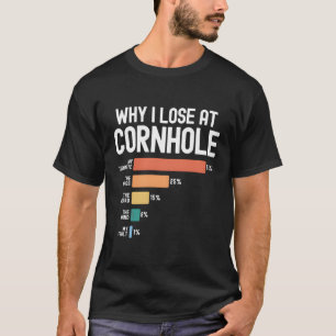 Varför jag förlorar i Cornhole? T Shirt