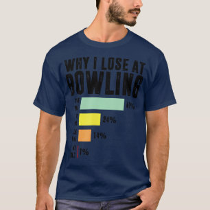 Varför jag förlorar på Bowling Funny Bowling 1 T Shirt