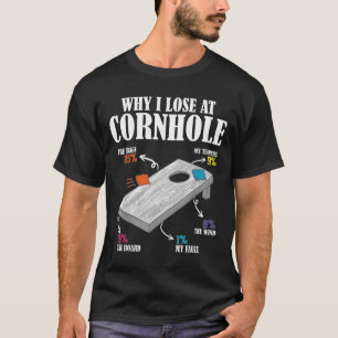 Varför jag förlorar på Cornhole T Shirt