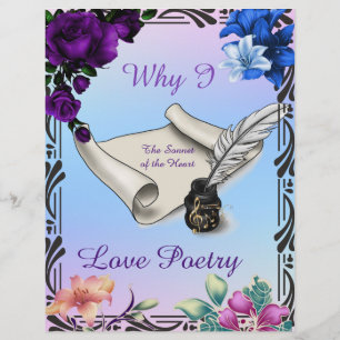 Varför jag Kärlek Poetry Writer Personlig Papper