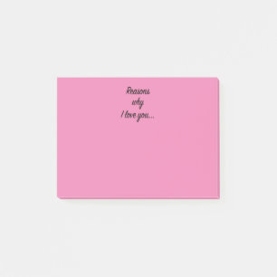 Varför jag Kärlekar dig? Post-it Block