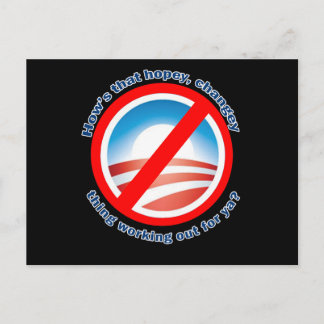 Varför jobbar Hopey Changey Sak ut åt dig? Vykort