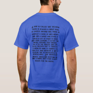 Varför kallas ett fartyg för Hon? T-Shirt