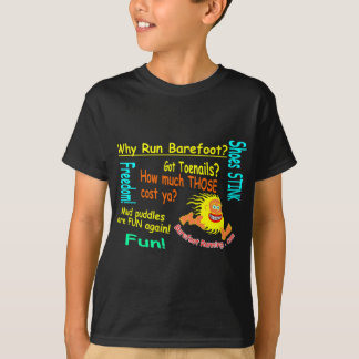 Varför kör barfota? tee shirt
