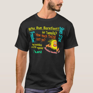 Varför kör barfota? tee shirt