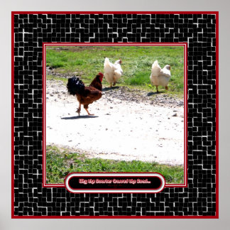 Varför korsade Tupp vägen? Poster