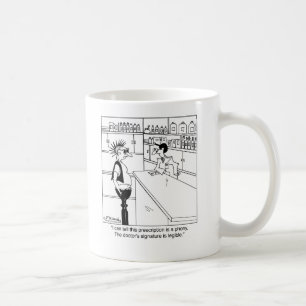 Varför läsbara doktor häfte? kaffemugg