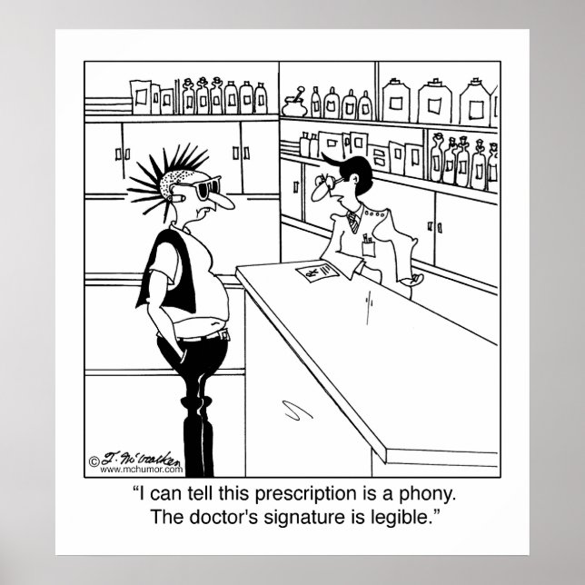Varför Namnteckning Doktor Legibelt? Poster (Framsidan)