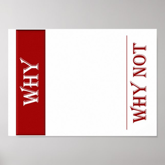 VARFÖR POSTER (Framsidan)