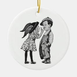 Varför rösta blått 2024 julgransprydnad keramik