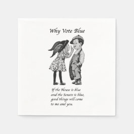 Varför rösta blått 2024 pappersservett