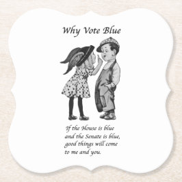 Varför rösta blått 2026 underlägg papper