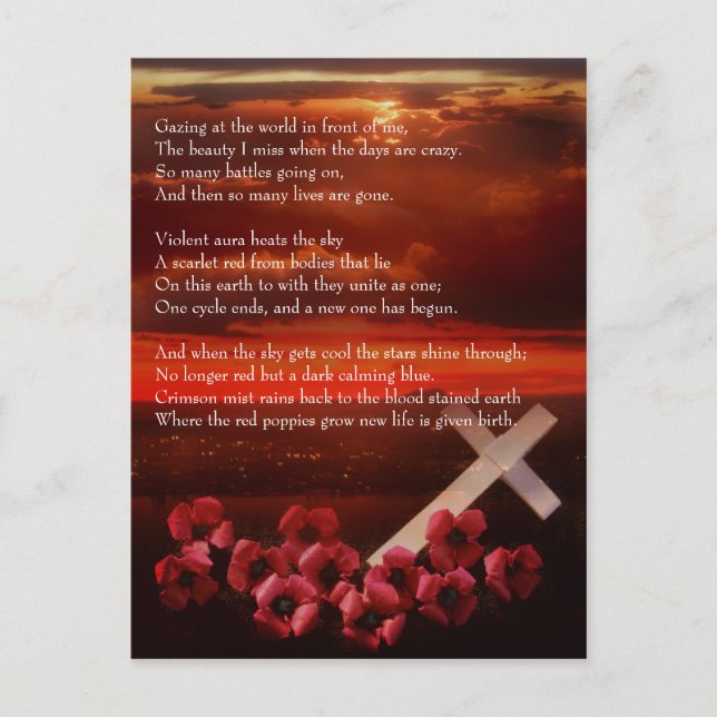 Varför solnedgångar är röda vykort (Framsida)