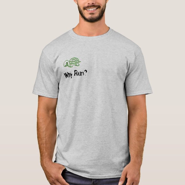 Varför springa? tee (Framsida)