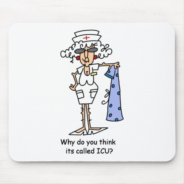Varför tänker har du det kallat ICU? Musmatta (Framsidan)