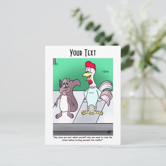 Varför vaktkort för Kor-vägar Vykort (Stående Fram)