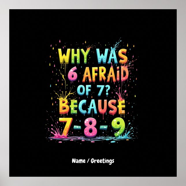 Varför var den 6:e befraktningen av 7:e baksidan a poster (Framsidan)