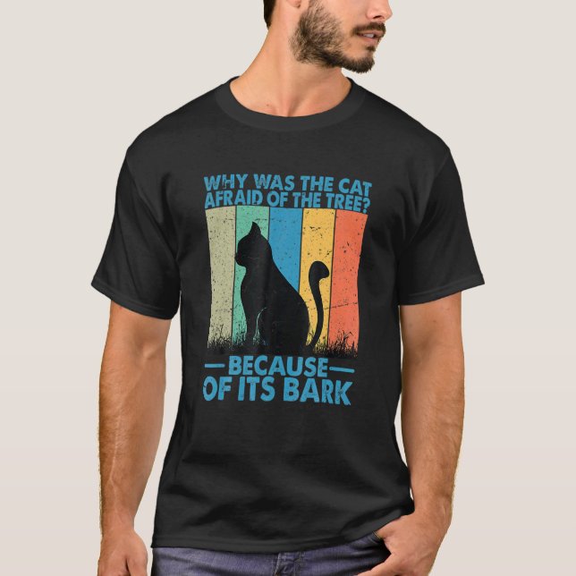 Varför var han katt rädd för han ree t shirt (Framsida)